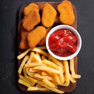 Chicken Nugets Box with Fries 9pcs