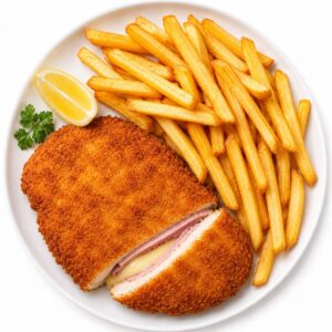 Cordon Bleu with french fries